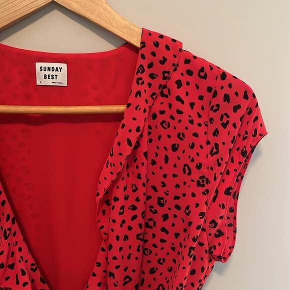 Sunday Best Wrap Mini Dress - Picture 7 of 7